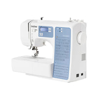 Brother FS100WT Nähmaschine mit LCD-Display und Anschiebetisch in Vorderansicht