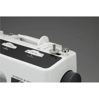 Brother HF37 Freiarm-Nähmaschine in Schwarz-Weiß mit 37 Stichprogrammen