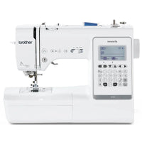 Brother Innov-is A150 Nähmaschine mit LCD-Display und Bedienfeld in der Frontalansicht