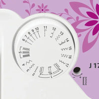 Brother J17S Nähmaschine – Ansicht von vorne mit Funktionsrad