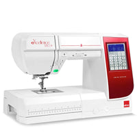 Bedienfeld der Elna eXcellence 580+ mit Geschwindigkeitsregler