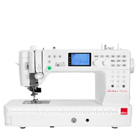Elna eXcellence 720 Pro Nähmaschine mit großem Arbeitsbereich und übersichtlichem Bedienfeld