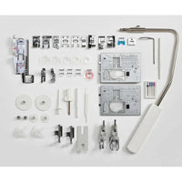 Elna eXcellence 790PRO – Frontansicht mit großem 7-Zoll-HD-Touchscreen