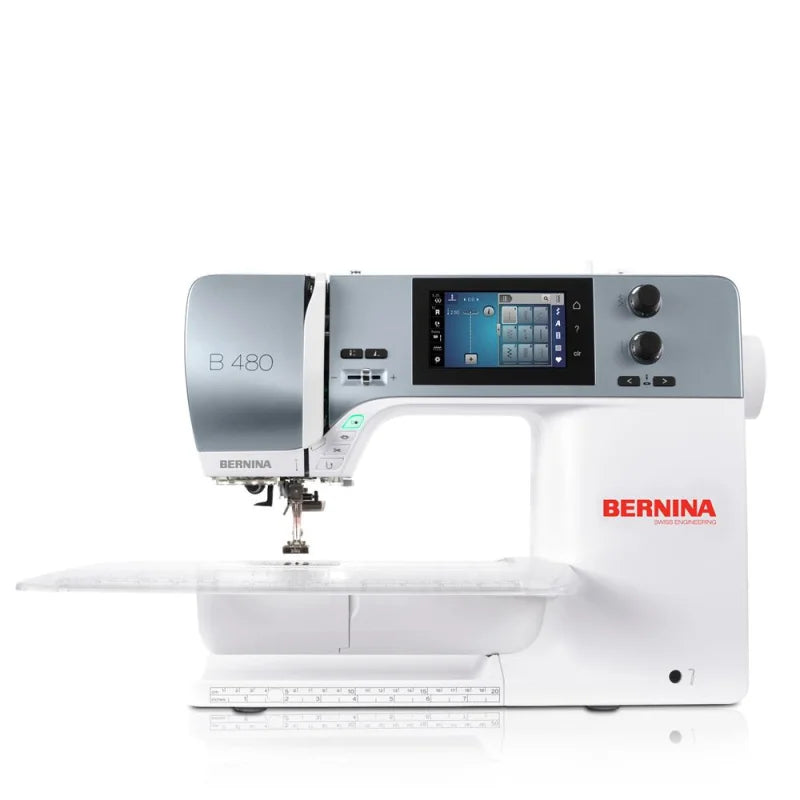 Bernina 480 Nähmaschine mit großem Touchscreen und Anschiebetisch