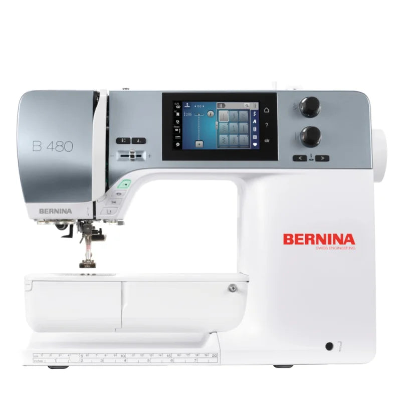 Bernina 480 Nähmaschine mit großem Touchscreen und Anschiebetisch