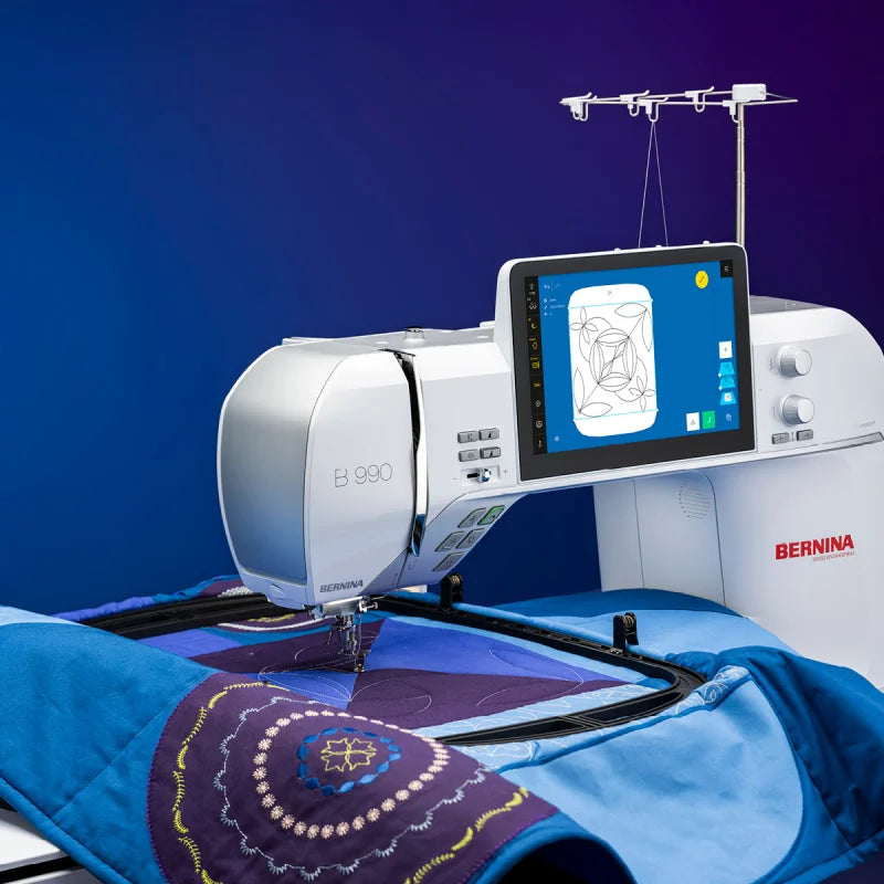 BERNINA 990 mit XL Stickmodul – Neu