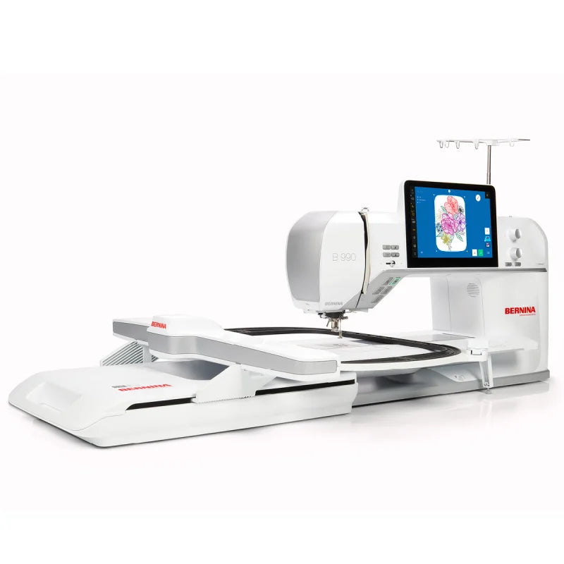 BERNINA 990 Näh- und Stickmaschine mit extragroßem Durchlass und Farb-Touchscreen