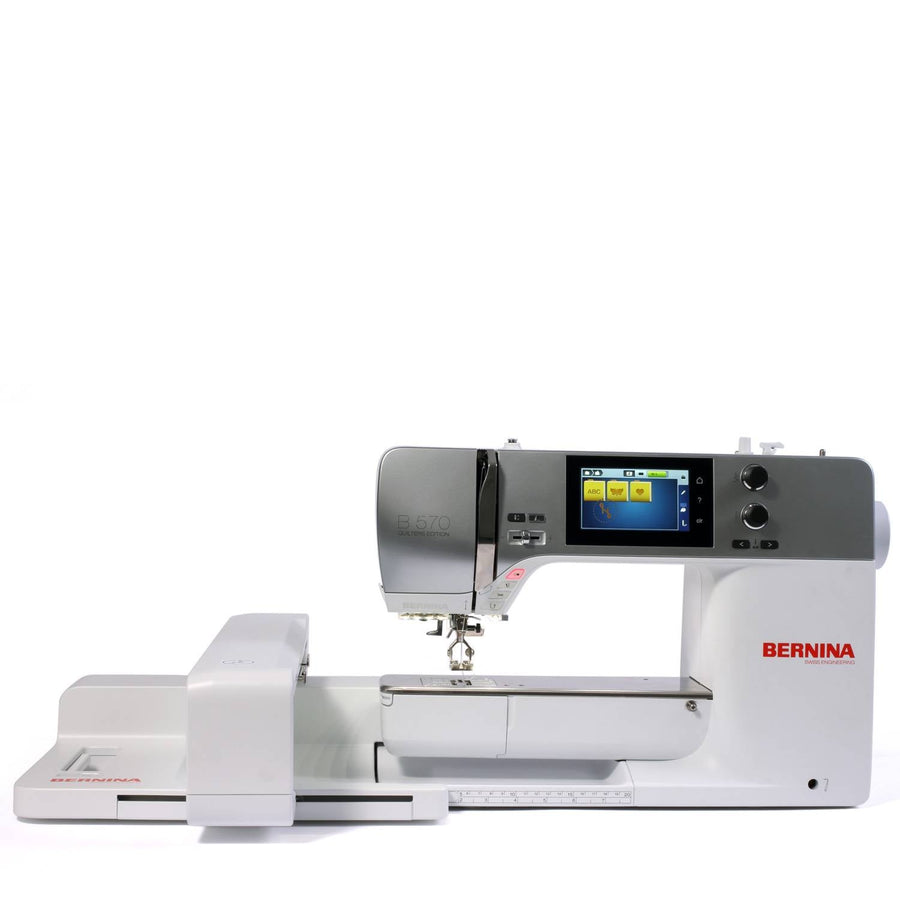 Bernina 570 QE mit SDT-Stickmodul