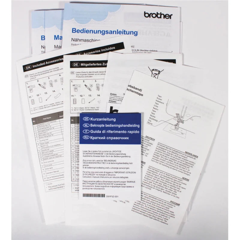 Brother FS70WTx elektronische Nähmaschine mit LCD-Anzeige und LED-Beleuchtung