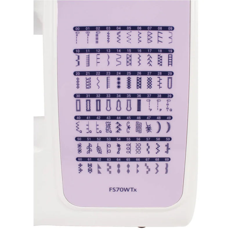 Brother FS70WTx elektronische Nähmaschine mit LCD-Anzeige und LED-Beleuchtung