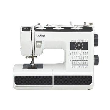 Brother HF37 Freiarm-Nähmaschine in Schwarz-Weiß mit 37 Stichprogrammen