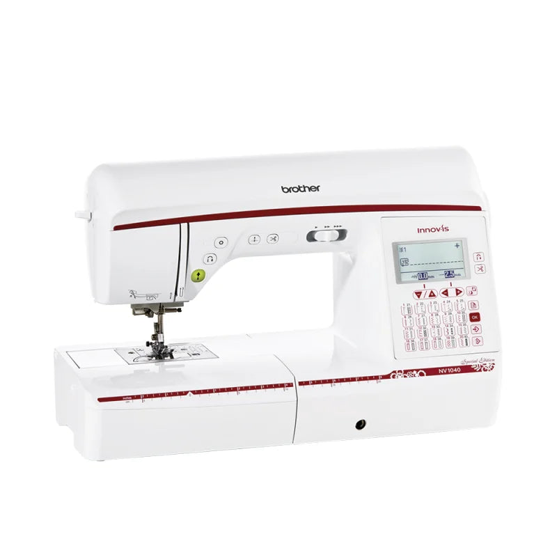 Brother Innov-is NV1040 Special Edition mit großem LC-Display und Bedienfeld in Nahaufnahme