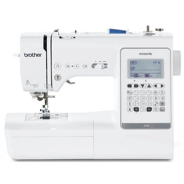 Brother Innov-is A150 Nähmaschine mit LCD-Display und Bedienfeld in der Frontalansicht
