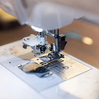 Nähbeispiel mit Zierstich auf der Brother Innov-is A65