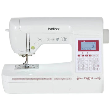 Brother Innov-is F400 Nähmaschine – Vorderansicht mit Display
