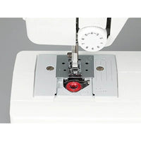 Brother J17S Nähmaschine – Ansicht von vorne mit Funktionsrad