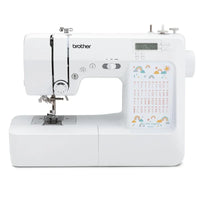 Brother KD40s Little Angel mit LCD-Anzeige und elektronischer Stichauswahl in Nahaufnahme