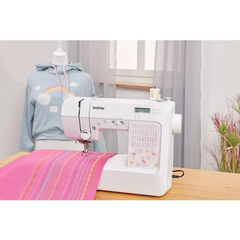 Brother KD40s Little Angel mit LCD-Anzeige und elektronischer Stichauswahl in Nahaufnahme