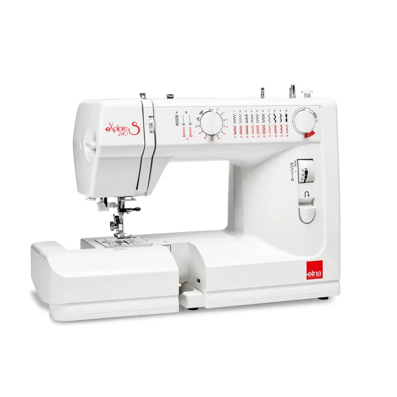 Elna eXplore 240s – robuste Freiarm-Nähmaschine mit 22 Stichen