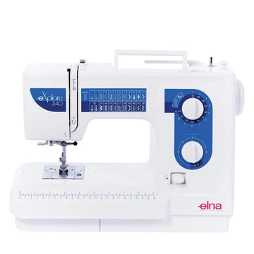 Elna eXplore 340 Nähmaschine mit übersichtlichem Bedienfeld