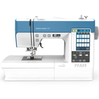 Auswahl von 180 Stickdesigns direkt auf dem Display der PFAFF creative 350