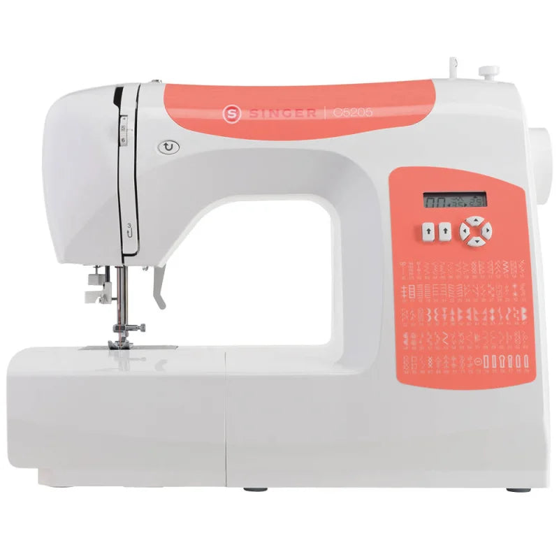 SINGER C5205-CR Nähmaschine in Coral-Rot