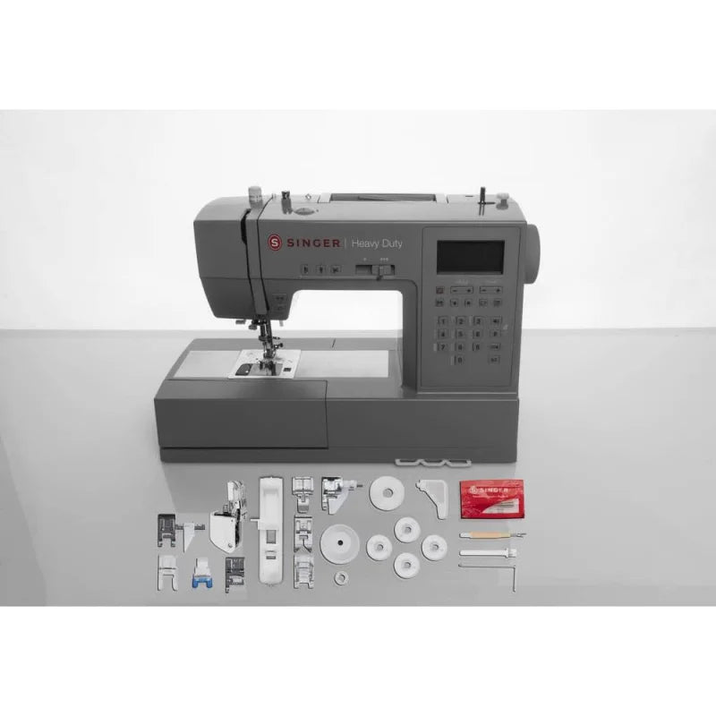 Singer Heavy Duty 6705C Nähmaschine mit LCD-Display und Alphabet-Funktion