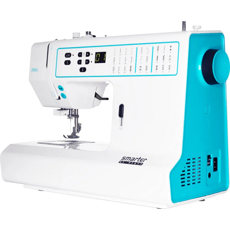 „Smarter by PFAFF 260C – Nähmaschine mit Display und Start-Stopp-Funktion“