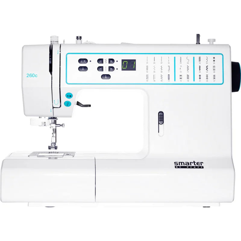 Smarter by PFAFF 260C – Nähmaschine mit Display und Start-Stopp-Funktion